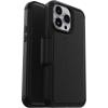 imageOtterBox iPhone 14 Pro Max ONLY Strada Series Case  Espresso Brown Card Holder Genuine Leather PocketFriendly Folio CaseBlack