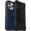 imageOtterBox iPhone 14 Pro ONLY Defender Series Case  Blue Suede Shoes Blue Rugged amp Durable with Port Protection Includes Holster Clip KickstandNavy