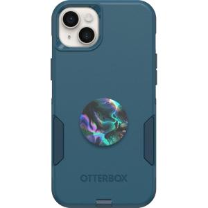 imageBundle OtterBox Commuter Series Case for iPhone 14 PLUS  DONT BE BLUE  PopSockets PopGrip  OIL AGATE