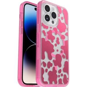 imageOtterBox Symmetry Series Series Clear Case with MagSafe for iPhone 14 Pro Max ONLY  Disco Cowgirl Pink