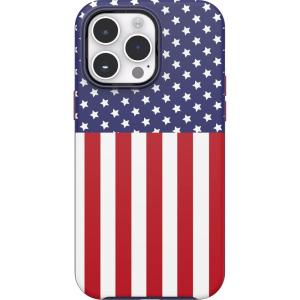 imageOtterBox Symmetry Series Series Graphics Case with MagSafe for iPhone 14 Pro Max ONLY  America Flag