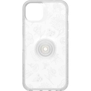 imageOtterBox iPhone 14 Plus Otter  Pop Symmetry Series Clear Case  Flower of Month Clear Integrated PopSockets PopGrip Slim PocketFriendly Raised Edges Protect Camera amp ScreenClear