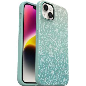 imageOtterBox iPhone 14 Plus Symmetry Series Case  AMERICAN FLAG UltraSleek Snaps to MagSafe Raised Edges Protect Camera amp ScreenFeathers and Ferns