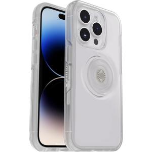 imageOtterBox iPhone 14 Pro Max ONLY Otter  Pop Symmetry Series Clear Case  Clear Integrated PopSockets PopGrip Slim PocketFriendly Raised Edges Protect Camera amp Screen