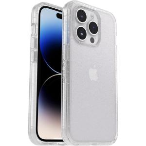imageOtterBox iPhone 14 Pro ONLY Symmetry Series Case  Black UltraSleek Wireless Charging Compatible Raised Edges Protect Camera amp ScreenClearGlitter