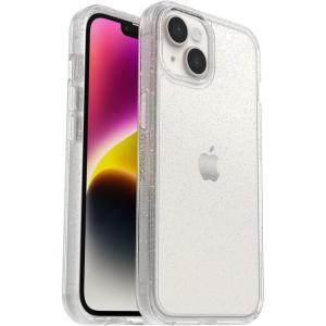 imageOtterBox iPhone 14 amp iPhone 13 Symmetry Series Case  BLACK  UltraSleek Wireless Charging Compatible Raised Edges Protect Camera amp ScreenClearGlitter