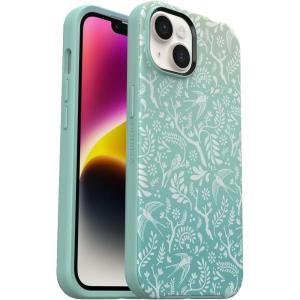 imageOtterBox iPhone 14 amp iPhone 13 Symmetry Series Case  SAGE Advice Green UltraSleek Snaps to MagSafe Raised Edges Protect Camera amp Screen