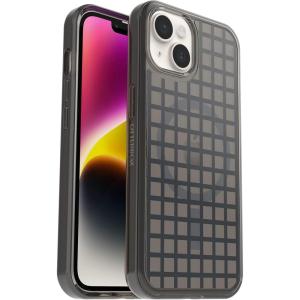 imageOtterBox iPhone 14 amp iPhone 13 Symmetry Series Case  WINDOW PANE Black  ultrasleek snaps to MagSafe raised edges protect camera amp screen
