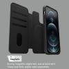 imageOtterBox Detachable Folio Wallet Case Sold Separately for MagSafe  iPhone 12 iPhone 12 Pro iPhone 13 amp iPhone 13 Pro  Shadow Black