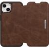 imageOtterBox iPhone 13 ONLY Strada Series Case  Espresso Card Holder Genuine Leather PocketFriendly Folio caseESPRESSO