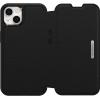 imageOtterBox iPhone 13 ONLY Strada Series Case  Espresso Card Holder Genuine Leather PocketFriendly Folio caseSHADOW