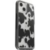 imageOtterBox iPhone 13 ONLY Symmetry Series Case  Black UltraSleek Wireless Charging Compatible Raised Edges Protect Camera amp ScreenCow Print