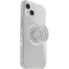 imageOtterBox iPhone 13 Otter  Pop Symmetry Series Clear Case  Clear POP Clear Integrated PopSockets PopGrip Slim PocketFriendly Raised Edges Protect Camera amp Screen