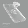imageOtterBox iPhone 13 Otter  Pop Symmetry Series Clear Case  Stardust ClearGlitter Integrated PopSockets PopGrip Slim PocketFriendly Raised Edges Protect Camera amp Screen