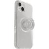 imageOtterBox iPhone 13 Otter  Pop Symmetry Series Clear Case  Stardust ClearGlitter Integrated PopSockets PopGrip Slim PocketFriendly Raised Edges Protect Camera amp Screen