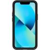 imageOtterBox iPhone 13 mini and iPhone 12 mini Symmetry Series Case  Black UltraSleek Snaps to MagSafe Raised Edges Protect Camera amp Screen