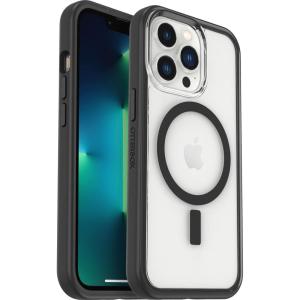 imageOtterBox Clear case with Colorful Grip Edge for iPhone 13 Pro ONLY  Black Crystal ClearBlackBlack Crystal