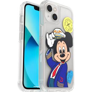 imageOtterBox iPhone 13 ONLY Symmetry Series Case  Black UltraSleek Wireless Charging Compatible Raised Edges Protect Camera amp ScreenMickey Pilot