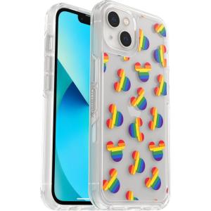 imageOtterBox iPhone 13 ONLY Symmetry Series Case  Black UltraSleek Wireless Charging Compatible Raised Edges Protect Camera amp ScreenMickey Pride