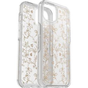 imageOtterBox iPhone 13 ONLY Symmetry Series Case  Black UltraSleek Wireless Charging Compatible Raised Edges Protect Camera amp ScreenWallflower