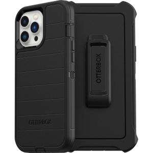 imageOtterBox iPhone 13 Pro Max amp iPhone 12 Pro Max Defender Series Case  Black Rugged amp Durable with Port Protection Includes Holster Clip KickstandBlack