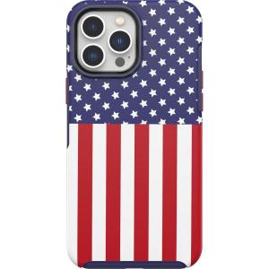 imageOtterBox iPhone 13 Pro Max and iPhone 12 Pro Max Symmetry Series Case  American Flag UltraSleek Snaps to MagSafe Raised Edges Protect Camera amp Screen