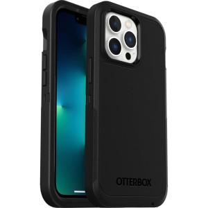 imageOtterBox iPhone 13 Pro ONLY Defender Series XT Case  Single Unit Ships in Polybag Ideal for Business Customers  Black screenless Rugged Snaps to MagSafe Lanyard Attachment