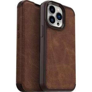 imageOtterBox iPhone 13 Pro ONLY Strada Series Case  Shadow Card Holder Genuine Leather PocketFriendly Folio caseESPRESSO