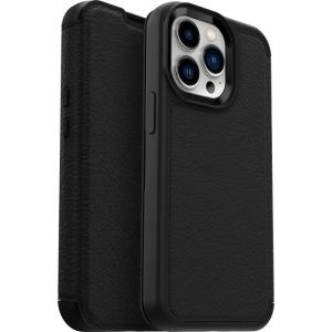 imageOtterBox iPhone 13 Pro ONLY Strada Series Case  Shadow Card Holder Genuine Leather PocketFriendly Folio caseSHADOW
