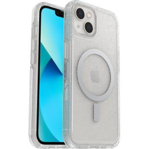 imageOtterBox iPhone 13 Symmetry Series Case  Black UltraSleek Snaps to MagSafe Raised Edges Protect Camera amp ScreenClearGlitter