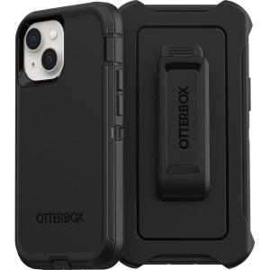 imageOtterBox iPhone 13 mini amp iPhone 12 mini Defender Series Case  Black Rugged amp Durable with Port Protection Includes Holster Clip KickstandBlack