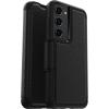 imageOtterBox Galaxy S23 Strada Series Case  Shadow Black Card Holder Genuine Leather PocketFriendly Folio case