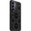 imageOtterBox Samsung Galaxy S26 Symmetry Series Cactus Leather Case  Ink Blossom Black Slim Premium Protective Samsung Galaxy Phone CaseInk Blossom Black
