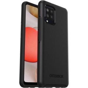 imageOtterBox Galaxy A42 5G Symmetry Series Case  Black UltraSleek Wireless Charging Compatible Raised Edges Protect Camera amp Screen