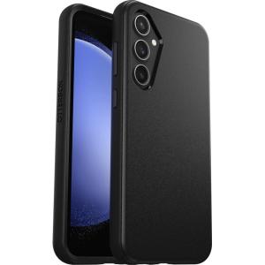 imageOtterBox Galaxy S23 FE Symmetry Series Case  Black UltraSleek Wireless Charging Compatible Raised Edges Protect Camera amp Screen