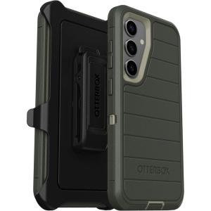 imageOtterBox Samsung Galaxy S25 Only  Defender Series Case  Black  Screenless  Rugged amp Durable  with Port Protection  Holster Clip Included  Microbial Defense ProtectionLichen The Trek Green