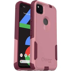 imageOtterBox Google Pixel 4a Non 5G Version Commuter Series Case  Black Slim amp Tough PocketFriendly with Port ProtectionPink