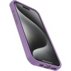 image:imageOtterBox iPhone 15 Pro Only Symmetry Series Clear Case  PAPERCUT FLOWERS Purple snaps to MagSafe ultrasleek raised edges protect camera amp screen