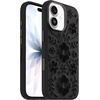image:imageOtterBox iPhone 17 Symmetry Series Cactus Leather Case  Ink Blossom  Black  Textured Floral Embroidered iPhone Case