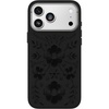 image:imageOtterBox iPhone 17 Pro Max Symmetry Series Cactus Leather Case  Ink Blossom  Black  Textured Floral Embroidered iPhone Case