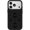 image:imageOtterBox iPhone 17 Pro Symmetry Series Cactus Leather Case  Ink Blossom  Black  Textured Floral Embroidered iPhone Case