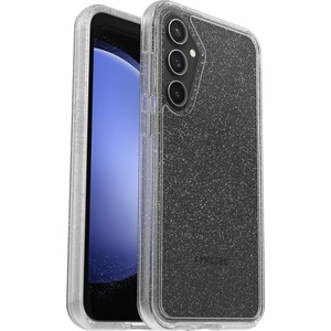 image:imageOtterBox Galaxy S23 FE Symmetry Series Clear Case  Stardust ClearGlitter UltraSleek Wireless Charging Compatible Raised Edges Protect Camera amp ScreenClearGlitter