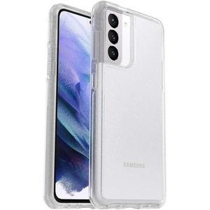 image:imageOtterBox Symmetry Series Clear Series Case for Galaxy S21 5G ONLY  Does NOT FIT Plus or Ultra  Stardust Silver FlakeClear