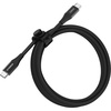 image:imageOtterBox 240W USBC 6ft Extended Power Fast Charging Cable Black  Braided Design with Flexible Silicone Core Cable Organizing Loop USBC to USBC Charging Cable for Phones Laptops and Tablets